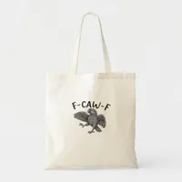 F-Caw-F Classic Minimal Clean Tote Bag