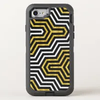 Retro Glam Geometry Pattern Apple iPhone