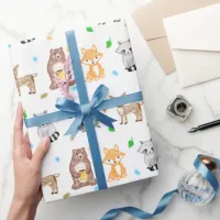 Forest Animals Woodland Creatures   Wrapping Paper