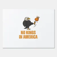 No Kings In America We The People Political Vintag Sign