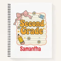 Second Grade – Cute Back to School Supplies Notebook