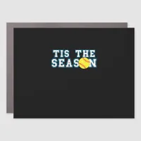 Tis The Season Softball Coach Creative Casual Car Magnet
