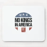 No Kings In America Vintage Patriotic No Kings Cre Mouse Pad