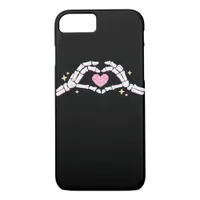 Skeleton Hands Heart Funny iPhone 8/7 Case