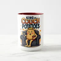 King of Couch Potatoes - Funny Lazy Potato Mug