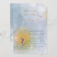 Magical fairy garden birthday invitation kids