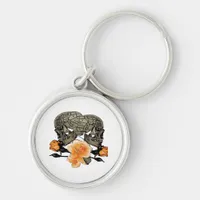 Funny Halloween Till Death Do Us Part Design Keychain