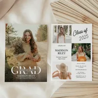 Graduation Photo Announcement and Invitation