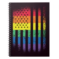 American Pride Grunge Notebook
