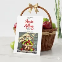 Happy Apple Gifting Day | January 1st Card