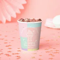 So Sweet of You to Come! Retro Ice Cream Thank You Paper Cups