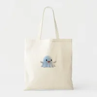 Cute Little Boo Retro Graphic Tote Bag