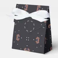 Stars And Unique Spaceship Pattern Favor Boxes