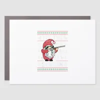 Tis The Season Deer Gnome Reindeer Christmas Car Magnet