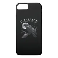 F-Caw-F Bird Moon Gothic Classic Cool Design iPhone 8/7 Case