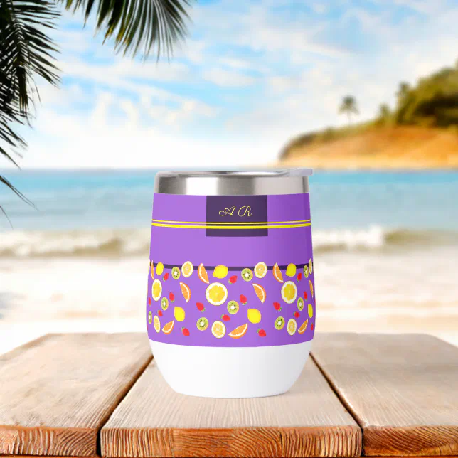 Freshful Summer Fruits Thermal Wine Tumbler