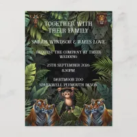 Personalize Wedding Zoo Invitation