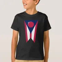 Ohio Total Solar Eclipse Customizable City Kids T-Shirt