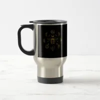 Cottagecore Bee Mystical Magical Goblincore Moon P Travel Mug