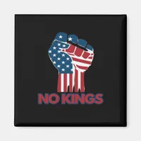 No Kings Anti Classic Retro Style Magnet