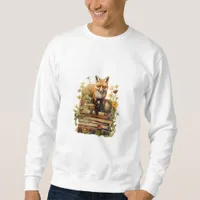 Cottagecore Aesthetic With Book Cute Goblincore Cr Sweatshirt