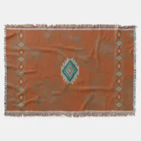 Southwest Canyons Diamond Throw Blanket