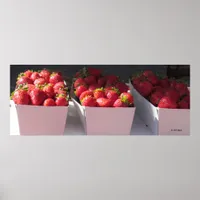 Poster - Strawberry Baskets