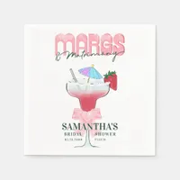 Margs Matrimony Tequila Bridal Shower Bachelorette Napkins