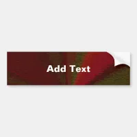 Circular Gradient Patchwork Red to Green Bumper Sticker