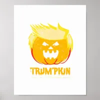 Halloween Trumpkin Funny Poster