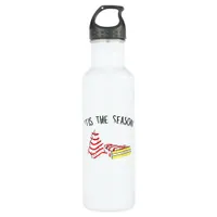 The Season Christmas Tree  Stainless Steel Water Bottle