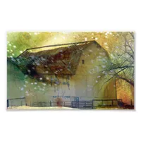 Winter Barn Photo Print