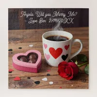 Will You Marry Me? Valentine's Day Proposal Jigsaw Puzzle