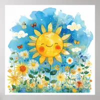 A Cheerful Sunny Day Poster