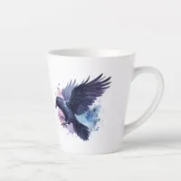 Goth Raven Coffee Mug Dark Aesthetic 