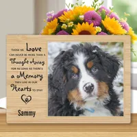 Personalized Rustic Pet Memorial Plaque