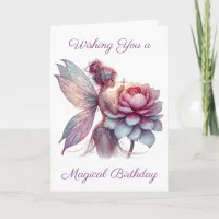 Wishing You a Magical Birthday | Coloring Page Card