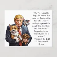 Funny Quotes from Donald Trump | Debate 2024 Postcard