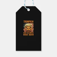 Trumpkin Halloween Pumpkin Make Halloween Great Ag Gift Tags