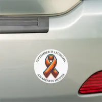 September is Leukemia Awareness Month Car Magnet