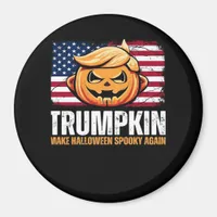 Donald Halloween - Trumpkin Make Halloween Spooky  Magnet