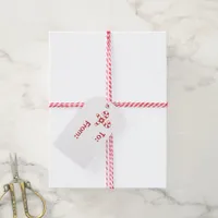 Gift Tag - Red Candy Canes