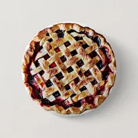 Blueberry Pie Fun Food  Button