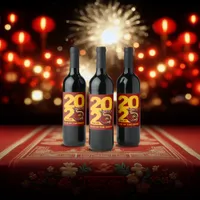 Red Gold Year of the Snake 2025 Wine Label