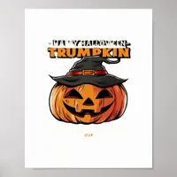 Happy Halloween Trumpkin Classic Poster
