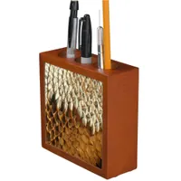 Desk Organizer - Dried Sunflower Head