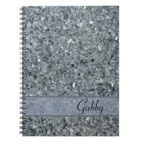 Faux Sparkle Notebook