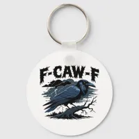 F-Caw-F Minimal Clean Design Keychain