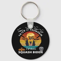 Halloween Trick Or Trumpkin Horror Costume Classic Keychain