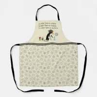 In Wine There Is Wisdom Funny Wine Saying Apron